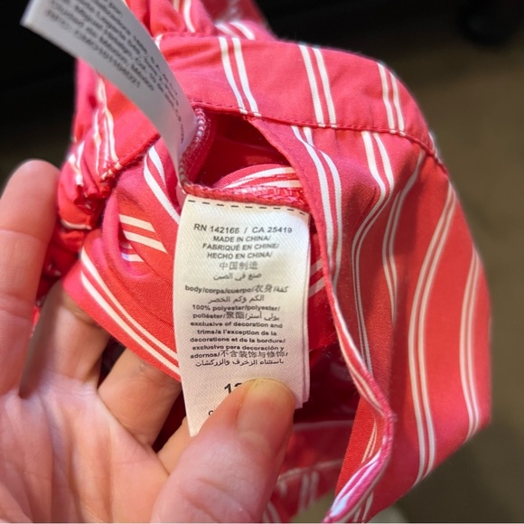 Habitual Pink and White Jumpsuit with Ruffle Details - Picture 3 of 4